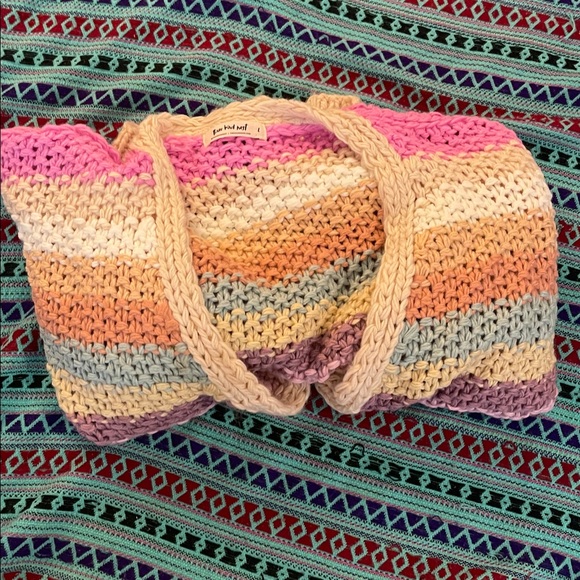 NWOT Boho Cardigan By Three Birds Nest  in Pink Multie size L - Picture 8 of 9